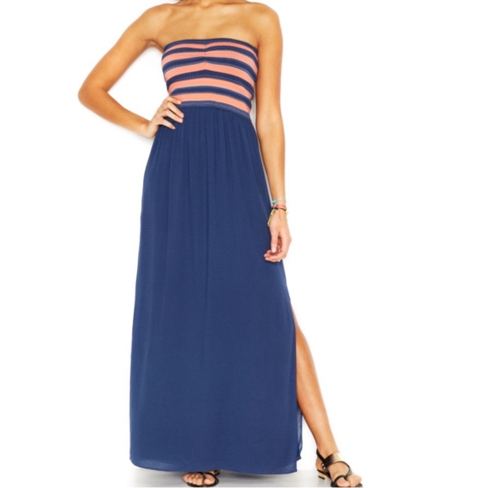 Rachel Roy Strapless Maxi Dress Size Large